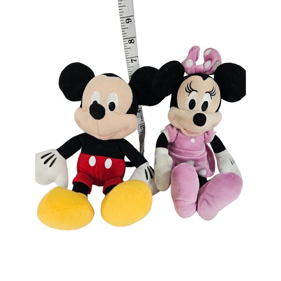 Disney Mickey and Minnie 11" plushie Stuffed Animals - Picture 2 of 7